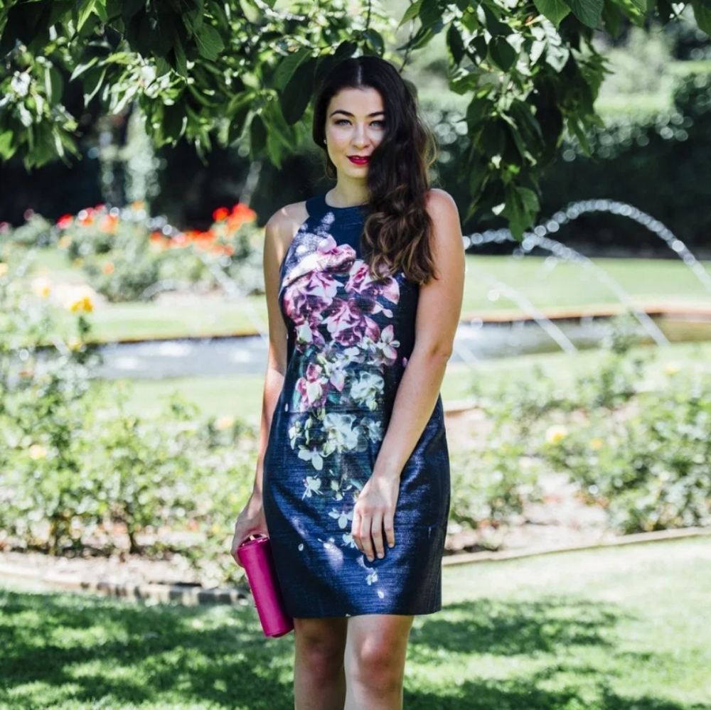Ted Baker Shiny Floral Dress